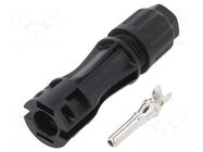 Connector: solar; plug; male; IP67; for cable; crimped; 35A; 4÷6mm2 CABUR