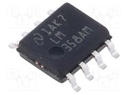 IC: operational amplifier; 1MHz; Ch: 2; SO8; ±1.5÷16VDC,3÷32VDC TEXAS INSTRUMENTS