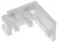 Cable hood and fastener; PIN: 2; UL94V-2; MTA-100 TE Connectivity