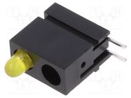 LED; in housing; 2.8mm; No.of diodes: 1; yellow; 20mA; 60°; 10÷20mcd MENTOR