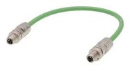 ENET CABLE, M12 SPE PLUG-PLUG, STP, 5M