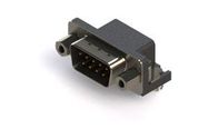 D SUB CONN, R/A PLUG, 9POS, DE, SOLDER