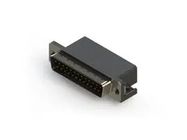 D SUB CONN, R/A PLUG, 25POS, DB, SOLDER