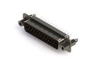 D SUB CONN, PLUG, 25POS, DB, SOLDER