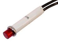 NEON INDICATOR, 115VAC, 1.5mA, RED