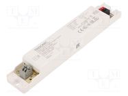 Power supply: switching; LED; 18W; 24VDC; 198÷264VAC; IP20; LC; 86% TRIDONIC