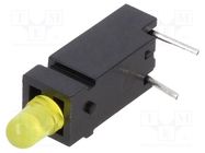 LED; in housing; 2.8mm; No.of diodes: 1; yellow; 20mA; 60°; 10÷20mcd MENTOR