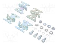 Wall mounting element; steel sheet; 4pcs; Plating: zinc RITTAL