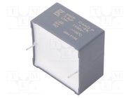 Capacitor: polypropylene; DC-Link; 3.3uF; ESR: 11.9mΩ; THT; ±5% KEMET