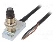 Limit switch; pin plunger with thread M16x1; SPDT; 5A; cables CROUZET