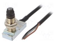 Limit switch; pin plunger with thread M16x1; SPDT; 5A; cables CROUZET