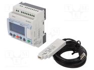 Starter kit; IN: 8; OUT: 4; OUT 1: relay; Millenium 3 Smart; 24VDC CROUZET