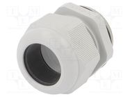 Cable gland; M40; 1.5; IP68; polyamide; grey FIBOX