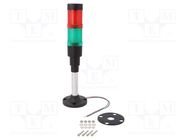 Signaller: signalling column; LED; red/green; 24VDC; 24VAC; 40mm ONPOW