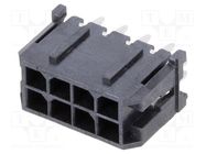 Connector: wire-board; socket; male; Micro-Fit 3.0; 3mm; PIN: 8 MOLEX