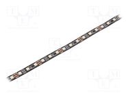 Programmable LED tape; RGBW; 5050; LED/m: 60; 12mm; black PCB; IP20 IPIXEL LED