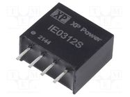 Converter: DC/DC; 1W; Uin: 3.3V; Uout: 12VDC; Iout: 84mA; SIP; 150kHz XP POWER