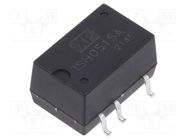 Converter: DC/DC; 2W; Uin: 4.5÷5.5V; Uout: 15VDC; Iout: 133mA; 115kHz XP POWER