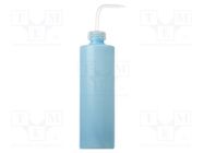 Tool: dosing bottles; blue (bright); polyetylene; 460ml; ESD EUROSTAT GROUP