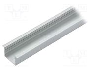 Profiles for LED modules; natural; L: 2m; VARIO30-07; aluminium TOPMET