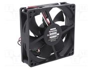 Fan: DC; axial; 24VDC; 92x92x25mm; 76.8m3/h; 29dBA; ball; 2750rpm PANASONIC