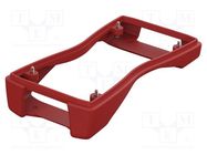 Gasket; elastomer thermoplastic TPE; BOS-Streamline; Colour: red BOPLA