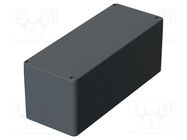 Enclosure: multipurpose; X: 75mm; Y: 190mm; Z: 75mm; polyester; black BOPLA