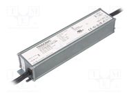 Power supply: switching; LED; 35W; 24VDC; 146÷1460mA; 100÷277VAC 