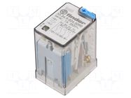 Relay: electromagnetic; 4PDT; Ucoil: 24VDC; Icontacts max: 15A FINDER