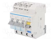 RCBO breaker; Inom: 16A; Ires: 30mA; Max surge current: 250A; IP20 HAGER