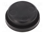 25mm; plugs; Mat: elastomer; Seal Plug DS; black; -20÷80°C; IP54 HUMMEL