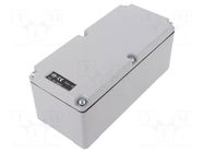 Enclosure: multipurpose; X: 92mm; Y: 205mm; Z: 86mm; aluminium; IP65 ILME