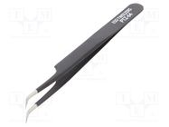 Tweezers; Blade tip shape: sharp; Tweezers len: 122mm; ESD 