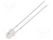 LED; 3mm; blue; blinking; 330÷500mcd; 140°; 3÷5VDC; 20mA; Front: flat OPTOSUPPLY