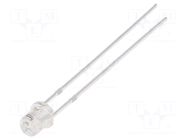 LED; blue; 3mm; blinking; 330÷500mcd; 140°; 3÷5VDC; 20mA; Front: flat OPTOSUPPLY
