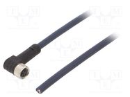 Connection lead; M8; PIN: 4; angled; 10m; plug; 30VAC; 4A; CF9-CF.INI IGUS