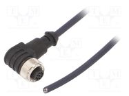 Connection lead; M12; PIN: 4; angled; 5m; plug; 250VAC; 4A; -35÷105°C IGUS