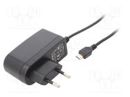 Power supply: switching; mains,plug; 5VDC; 2A; 10W; Plug: EU; 78.7% ESPE