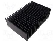 Heatsink: extruded; grilled; black; L: 200mm; W: 300mm; H: 83.5mm SEIFERT ELECTRONIC