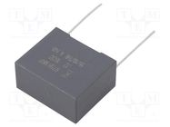 Capacitor: polypropylene; R75; 120nF; 26.5x13x22mm; THT; ±5% KEMET