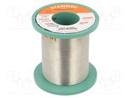 Tin; lead free; Sn96,5Ag3Cu0,5; 0.7mm; 500g; reel; 2.7%; Flux: SW26 