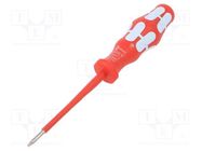 Screwdriver; insulated; Torx®; TX08; Blade length: 80mm WERA