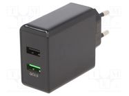 Power supply: switching; mains,plug; 5VDC,; 28W; Plug: EU; 82.8% Goobay