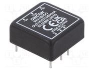 Converter: DC/DC; 30W; Uin: 9÷36V; Uout: 15VDC; Iout: 0÷2000mA; 1"x1" CINCON