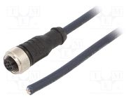 Connection lead; M12; PIN: 5; straight; 5m; plug; 60VAC; 4A; IP69K IGUS