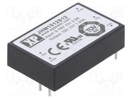 Converter: DC/DC; 15W; Uin: 9÷18V; Uout: 12VDC; Iout: 1250mA; THT; JHM XP POWER