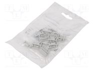 Cap for LED profiles; grey; 20pcs; ABS; GEN2; SURFACE10 TOPMET