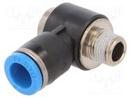 Push-in fitting; threaded,angled 90°; -0.95÷6bar; Thread: R 1/8" FESTO