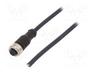 Connection lead; M12; PIN: 5; angled; 5m; plug; 60VAC; 4A; CF9-CF.INI IGUS