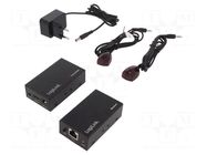 HDMI extender; DC socket,HDMI socket,RJ45 socket; HDCP 1.3 LOGILINK